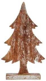 Albero di Natale Marrone 5 x 39 x 21 cm Argentato Legno