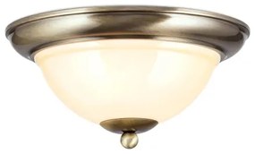 Orion DL 7-675/27-Plafoniera AUSTRIAN OLD LAMP 2xE27/60W/230V bronzo/beige
