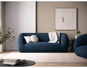 Divano in tessuto bouclé blu 210 cm Essen - Cosmopolitan Design