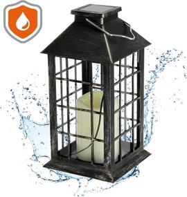 LED Lampada solare a sospensione LED/0,02W/1,2V 1xAA 2700K IP44 patina