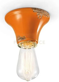 Plafoniera vintage arancio c132(vio)