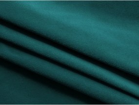 Poltrona turchese con rivestimento in velluto Ekahi – Makamii