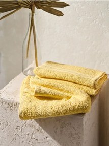 Sinsay - Confezione da 2 asciugamani in cotone - giallo chiaro
