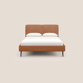 Isotta letto imbottito completamente sfoderabile in morbido tessuti impermeabile T10 arancio