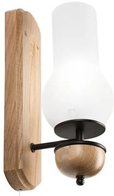 Brilagi - LED Applique COTTAGE 1xE14/40W/230V quercia/bianco