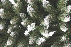 Albero di Natale di neve con sorbo 220 cm