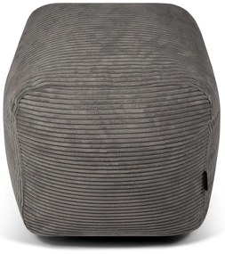 Puof a sacco viola con rivestimento in velluto a coste Plus 50 Lounge – SLOWDOWN