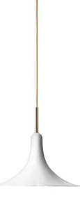 Nuura - Petalii 1 Lampada a Sospensione Small White/Polished Brass Nuura