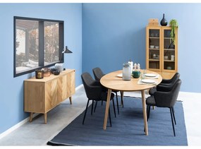 Set di sedie da pranzo color antracite in imbottito 2 pz Ilsa – Actona