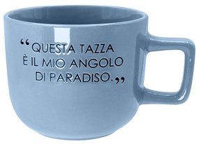 Tazza jumbo 500 ml scritta Quotes blu chiaro