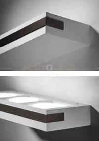 Velia applique a parete 3 luci attacco gx53 bronzo 35,2cm h.5cm in ...