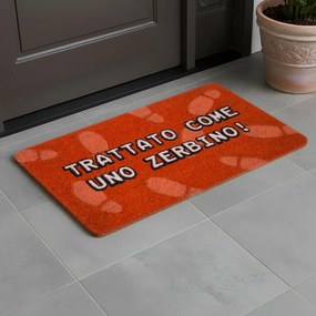 Zerbino 40x70 cm arancione Zerbinomania