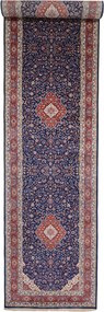 Tabriz Tappeto 140x600 (Indian) Annodato A Mano