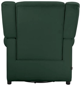 Sedia a dondolo chesterfield in velluto verde Lillyse - Støraa