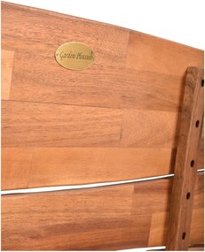 Panchina da giardino in legno marrone Hadia - Garden Pleasure