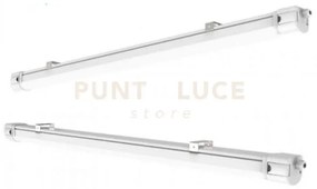 Plafoniera led stagna concorde bianca in policarbonato 75w 9700lm 4...