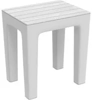 Sgabello Woody in pp colore bianco