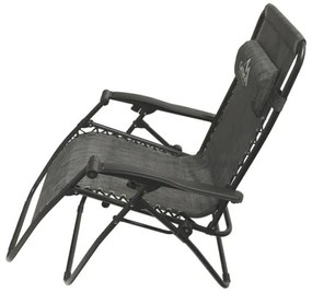 Sedia pieghevole regolabile antracite