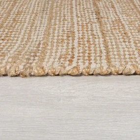 Tappeto di colore naturale in iuta tessuto a mano 160x230 cm Levi – Flair Rugs