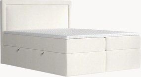 Letto boxspring fatto a mano con contenitore Maya, H3