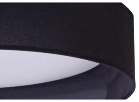 Duolla - Plafoniera LED ROLLER LED/24W/230V diametro 45 cm nero