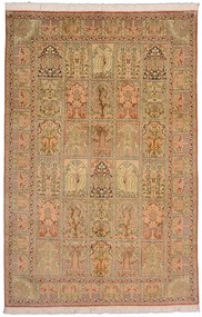 Cashmere Silk Tappeto 180 x 270 Beige (Indian) Annodato A Mano