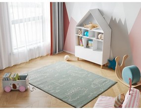 Tappeto per bambini verde chiaro 120x170 cm Beats - Universal