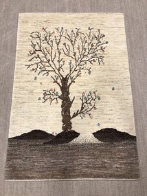 Loribaft Tappeto persiano 150 x 100 Beige (Iran) Annodato A Mano