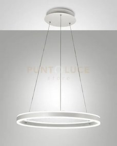Palau lampadario a sospensione bianca d. 60cm a led 3000k - 60w - 6...