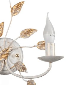 ONLI - Applique COLLANA 1xE14/6W/230V bianco/oro