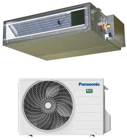 Condizionatore a muro monosplit PANASONIC CANALIZZATO 9000 BTU 9000 BTU classe raffreddamento A+, bianco