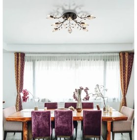 Globo 63007-8 - Plafoniera JANIS 8xG9/5W/230V Ø 76 cm