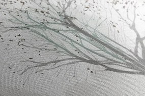 Quadro su tela – Corona invernale dell'albero