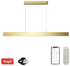 Brilagi - Lampadario LED dimmerabile SLEEKLINE SMART LED/40W/230V Wi-Fi Tuya gold+RC