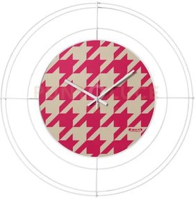 Orologio nudo piccolo pied de poule magenta bianco ,pied de poule m...