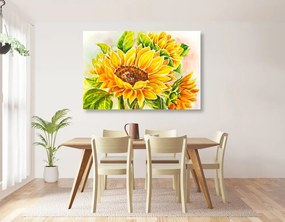 Stampa su tela – Splendido girasole