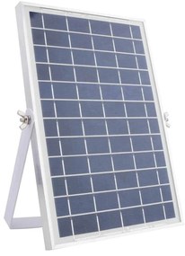 Kit 3 Faretti LED Solare con Picchetto 3x5W con Telecomando incluso Colore Bianco Naturale 4.000K