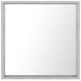 Specchio da parete quadrato grigio 50 x 50 cm BRIGNOLES Beliani