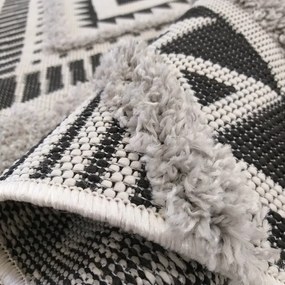 Originale tappeto grigio in stile scandinavo Larghezza: 160 cm | Lunghezza: 230 cm