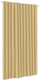 Paravento Balcone Giallo E Arancione 140x240 Cm Tessuto Oxford /