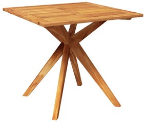 Tavolo da giardino 85x85x75 cm in legno massello di acacia
