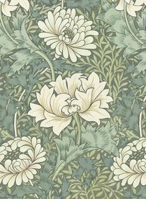 House of Hackney Carta da parati Chrysanthemum Magna - Sap