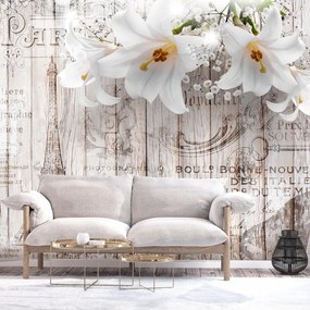 Fotomurale adesivo  Parisian Lilies  Larghezza x Altezza Home decor 147x105