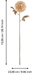Eglo 428374 - Fiore artificiale ETAYA 73 cm beige
