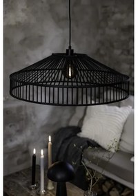 Markslöjd 108782 - Lampadario a sospensione con filo TAPA 1xE27/40W/230V nero/bambù