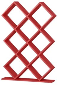 Libreria KUMSAL 129x90 cm rossa