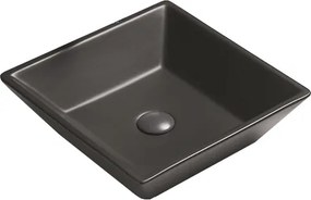 Mexen Pola lavandino da appoggio 41 x 41 cm, nero opaco - 22224185