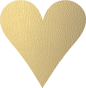 Tovaglietta in eco pelle 30x30 cm Heart Hippo – LIND DNA