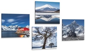 Set di quadri – Incanto della natura