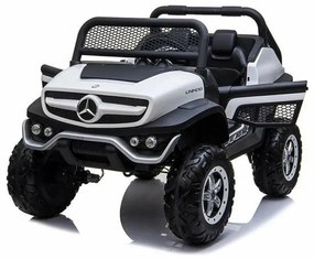 Macchina Elettrica per Bambini Mercedes Benz Unimog Bianco 12 V